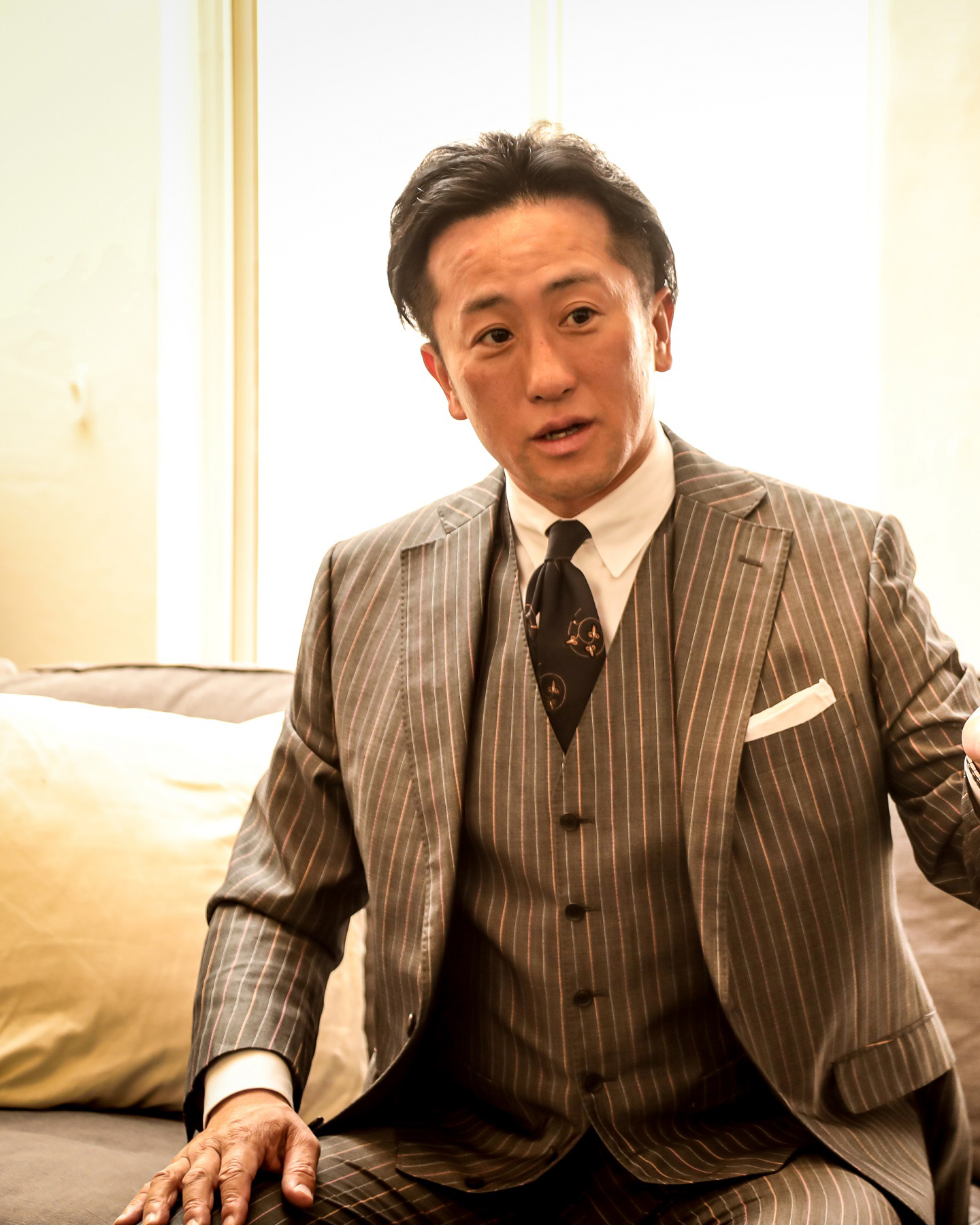 不動産会社常務取締役 大場健夫さん 日本唯一の経営者専門スーツ仕立て屋 イルサルト